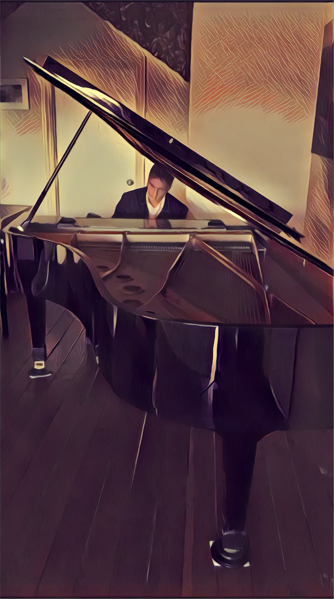 Live singer performing at a California event
